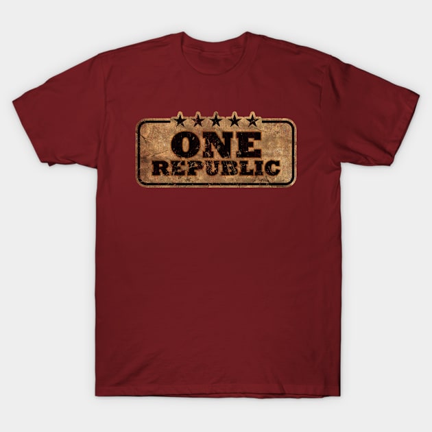 One Republic One Republic T-Shirt by lailasamuaajmi